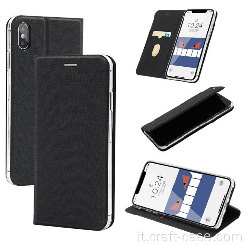 Custodia a portafoglio Premium PU Flip Case